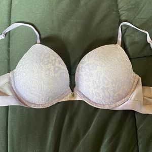 Purple Lace Push-Up Bra